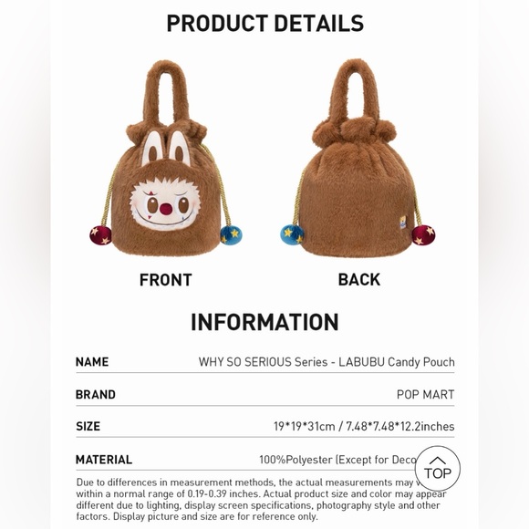 Pop Mart Why So Serious Labubu Candy Pouch - Picture 4 of 4